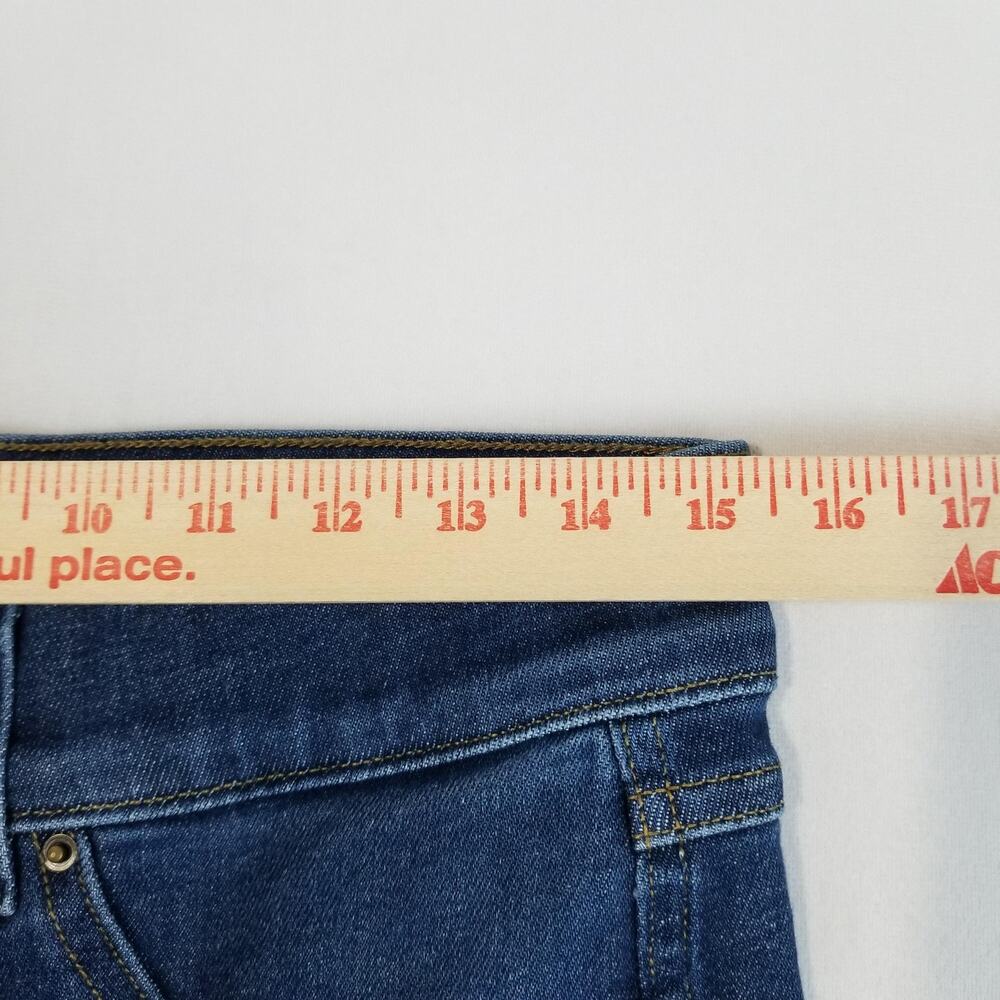 SPANX Jeans Womens Medium Blue EveryWear Flare Pull On High Rise Stretch 21164R - Picture 10 of 13